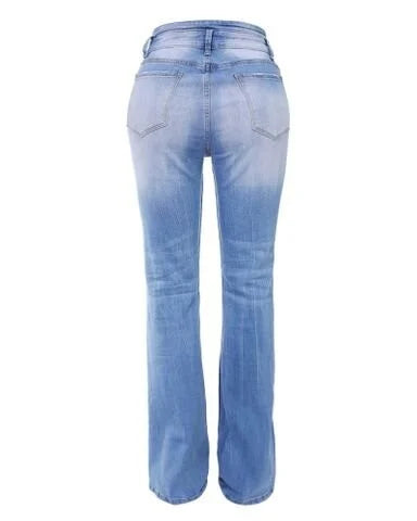 Kerryl | Bootcut jeans med hög midja