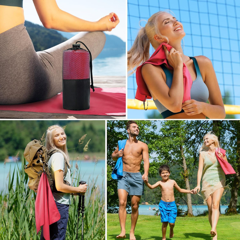 MicroTowel | Ultraabsorberande, snabbtorkande sporthandduk i mikrofiber