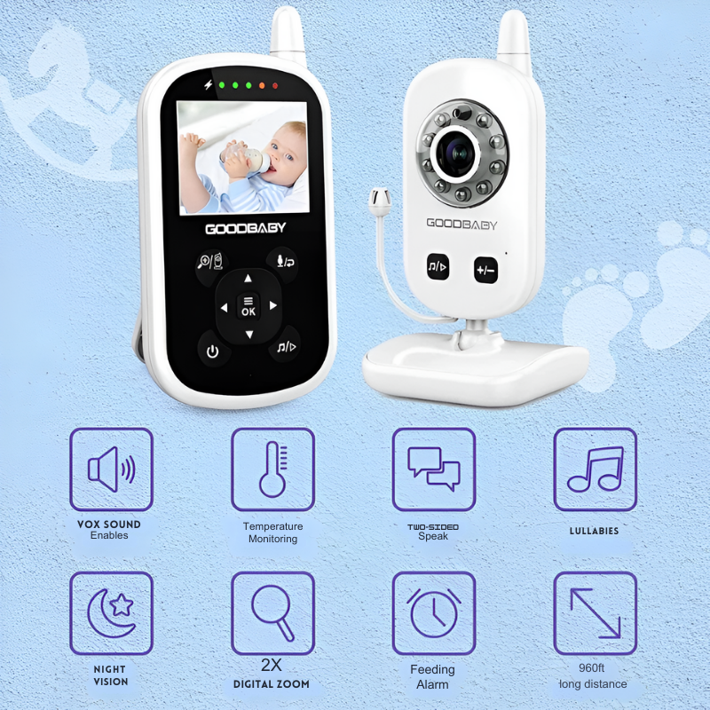 BabyWatch360 | Trygg trådløs babymonitor med kamera 