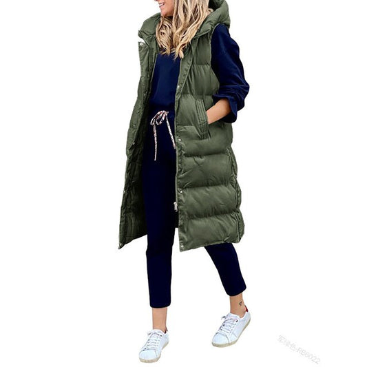 Lena | Lang puffer-vest