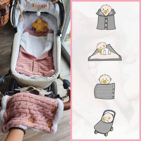 Greta | Babysovsäck med fleecepäls 