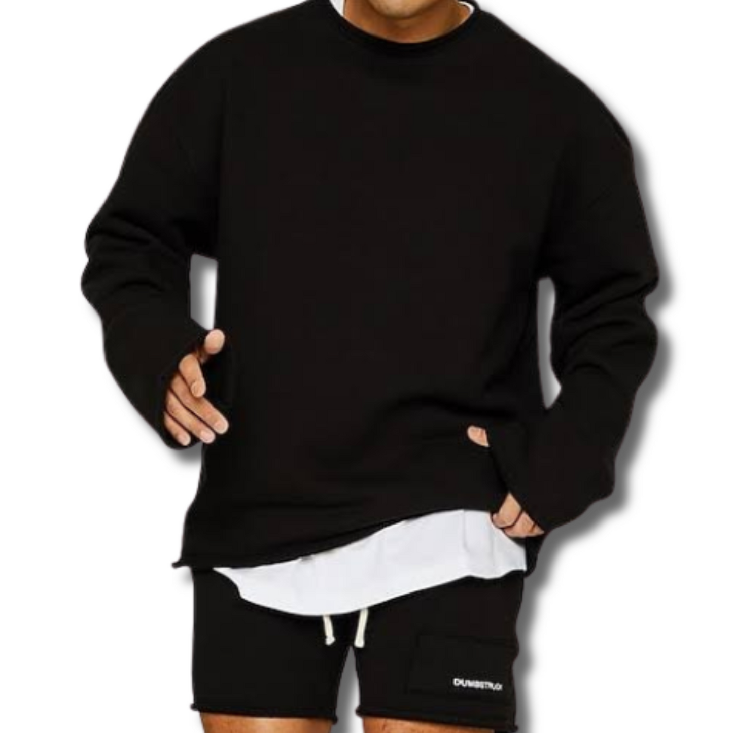 Jancko | Activewear Comfort Crew Pullover for menn 