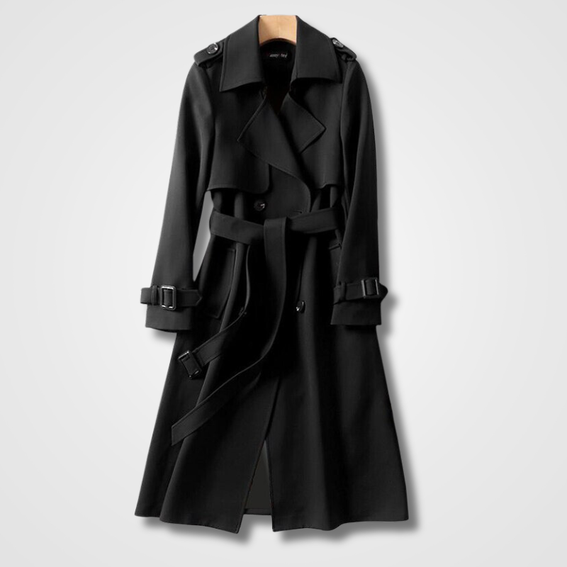 Kira | Lång elegant trenchcoat för kvinnor