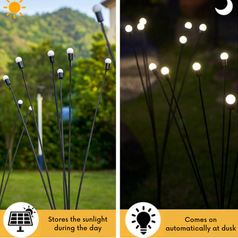 SolarGlow | LED solcellelys for hagen (6 LEDS)