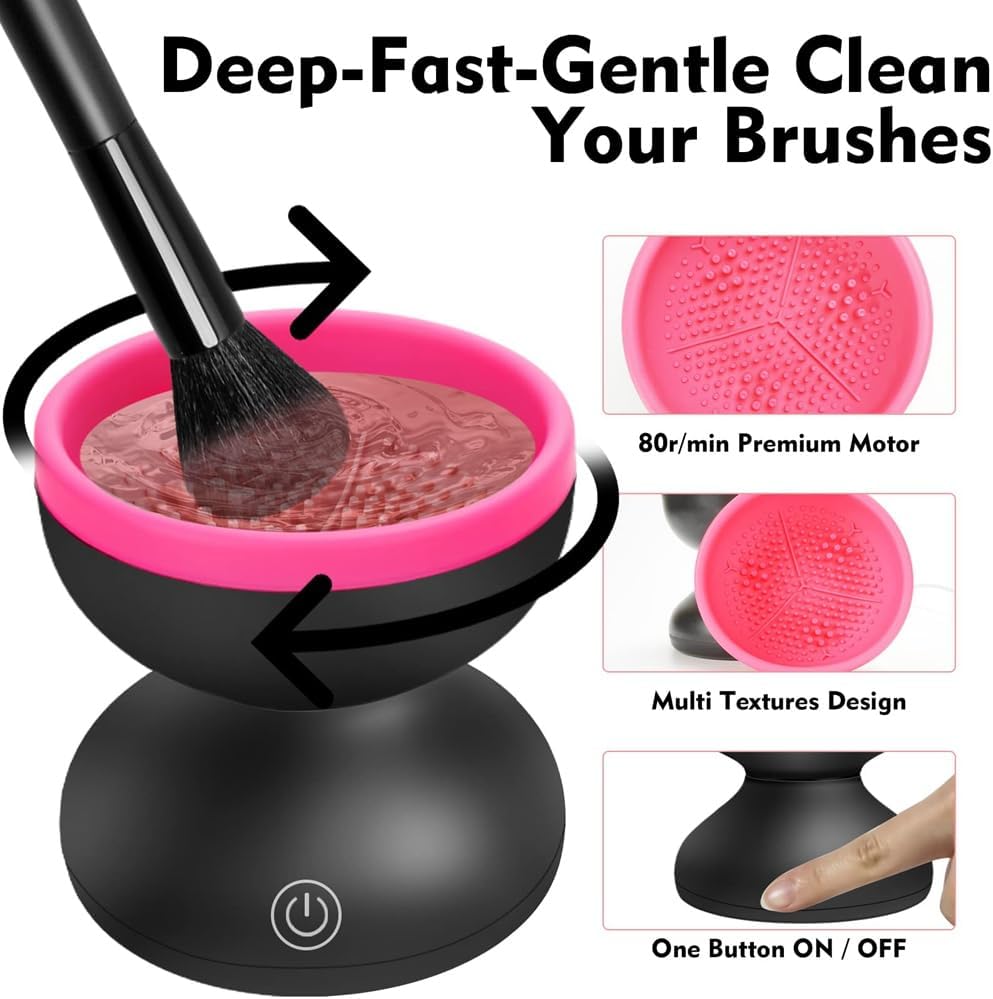 BrushClean | Automatisk rengøring af makeup-pensler