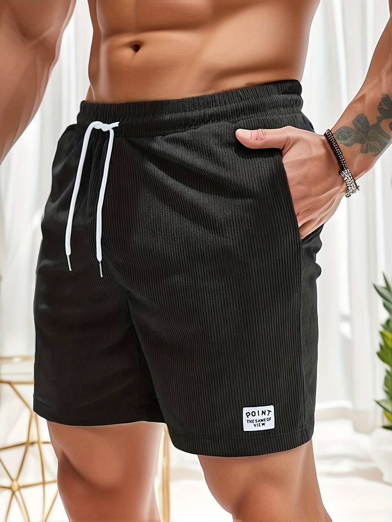 Leon | Casual manchestershorts för män med löpande gång