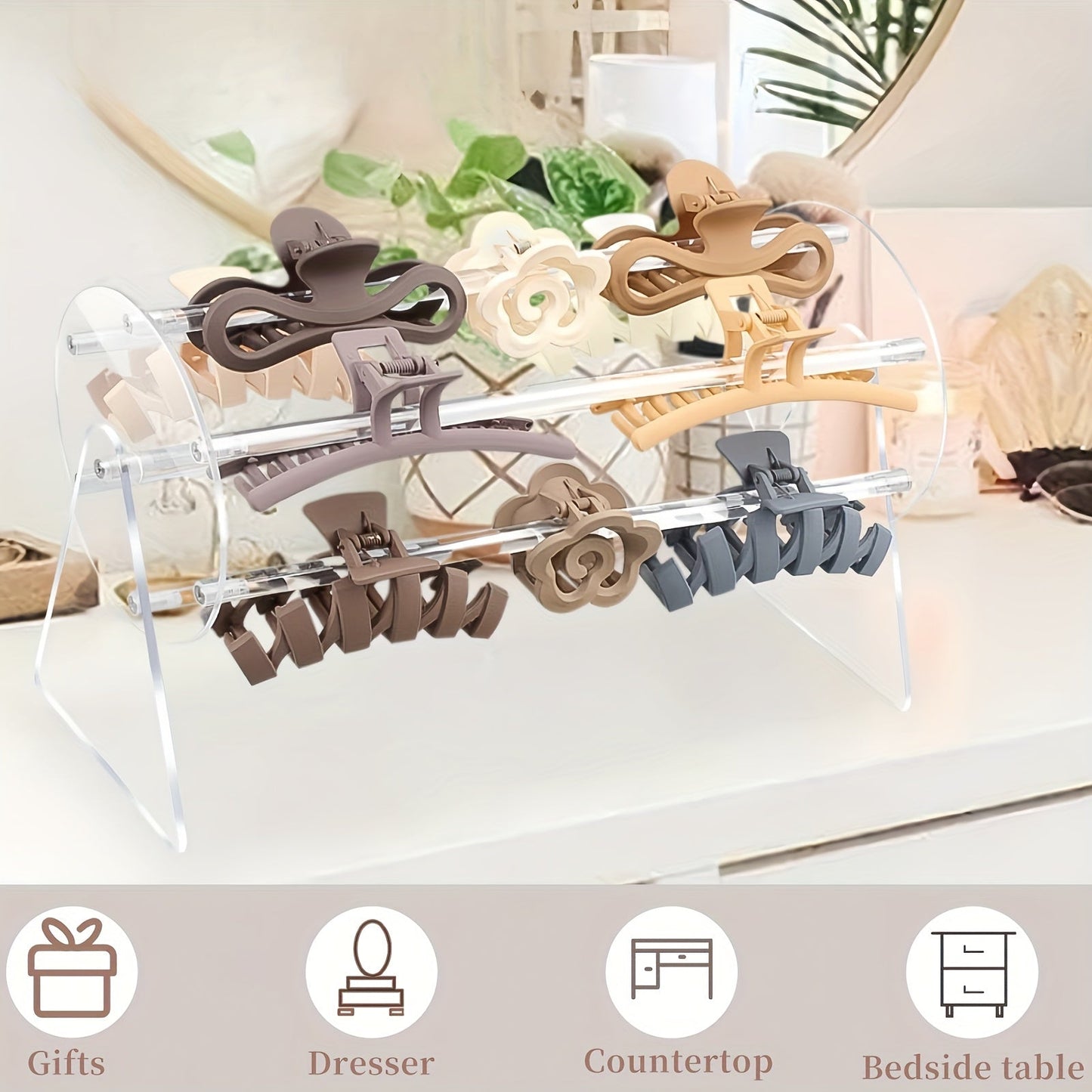 Claw Clip Organizer | 360° roterbar klipsholder