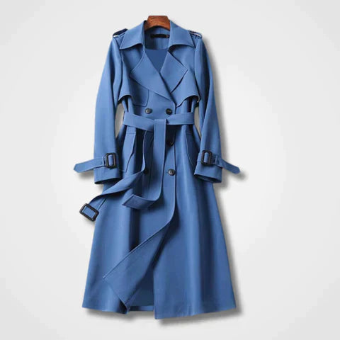 Kira | Lang elegant trenchcoat til kvinder