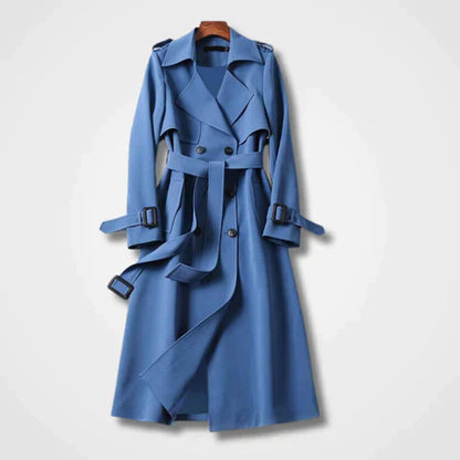 Kira | Lång elegant trenchcoat för kvinnor