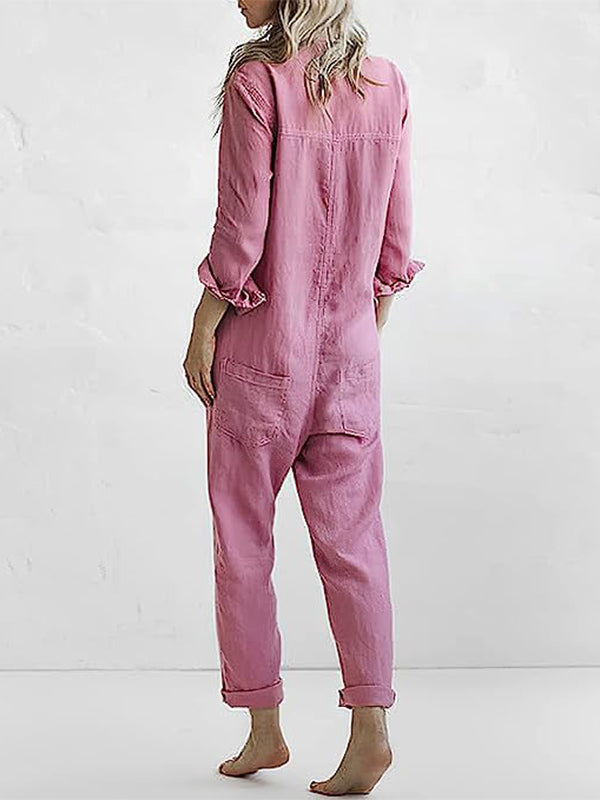 Ellers | Jumpsuit i bomull med mange lommer