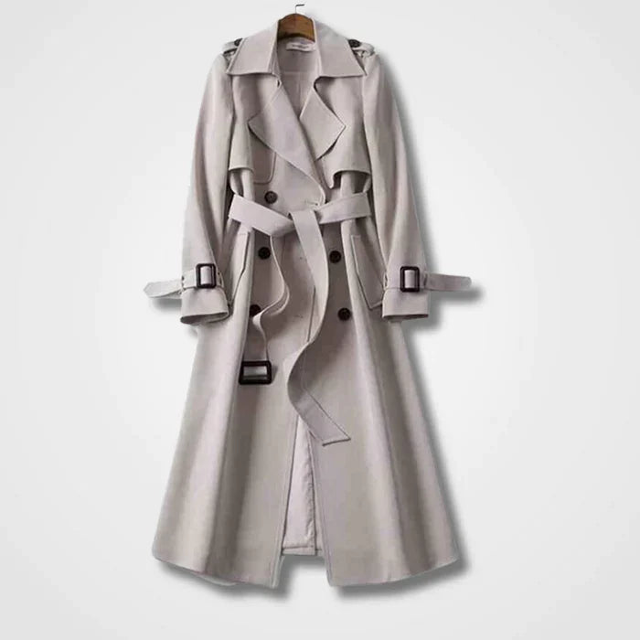 Kira | Lång elegant trenchcoat för kvinnor