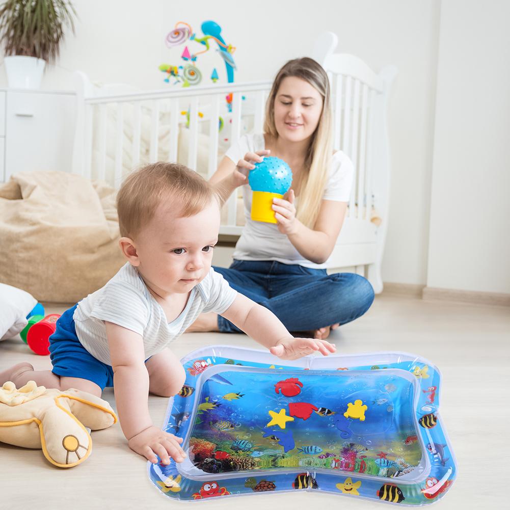 Lekmatta | babymatta med vatten för att stimulera barn 