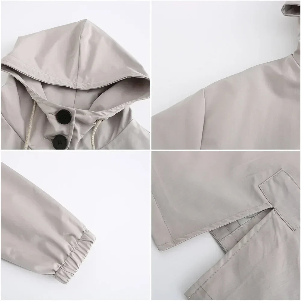 Regnfullt | Klassisk trenchcoat for kvinner