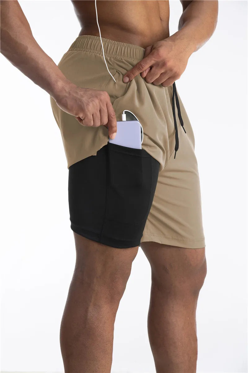 Swift | Leichte Laufshorts mit Handytasche