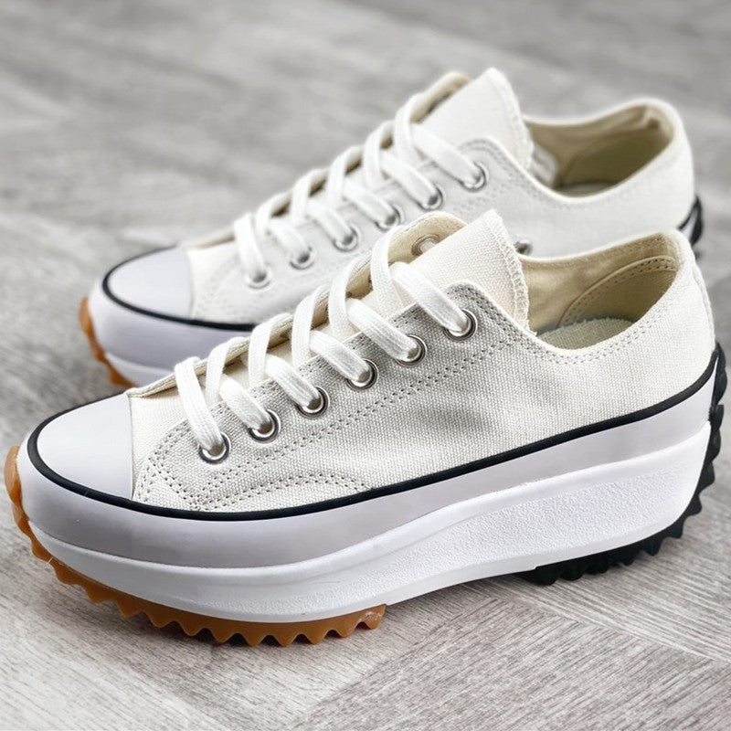 Olivia | Canvas Platform Traction Sneaker