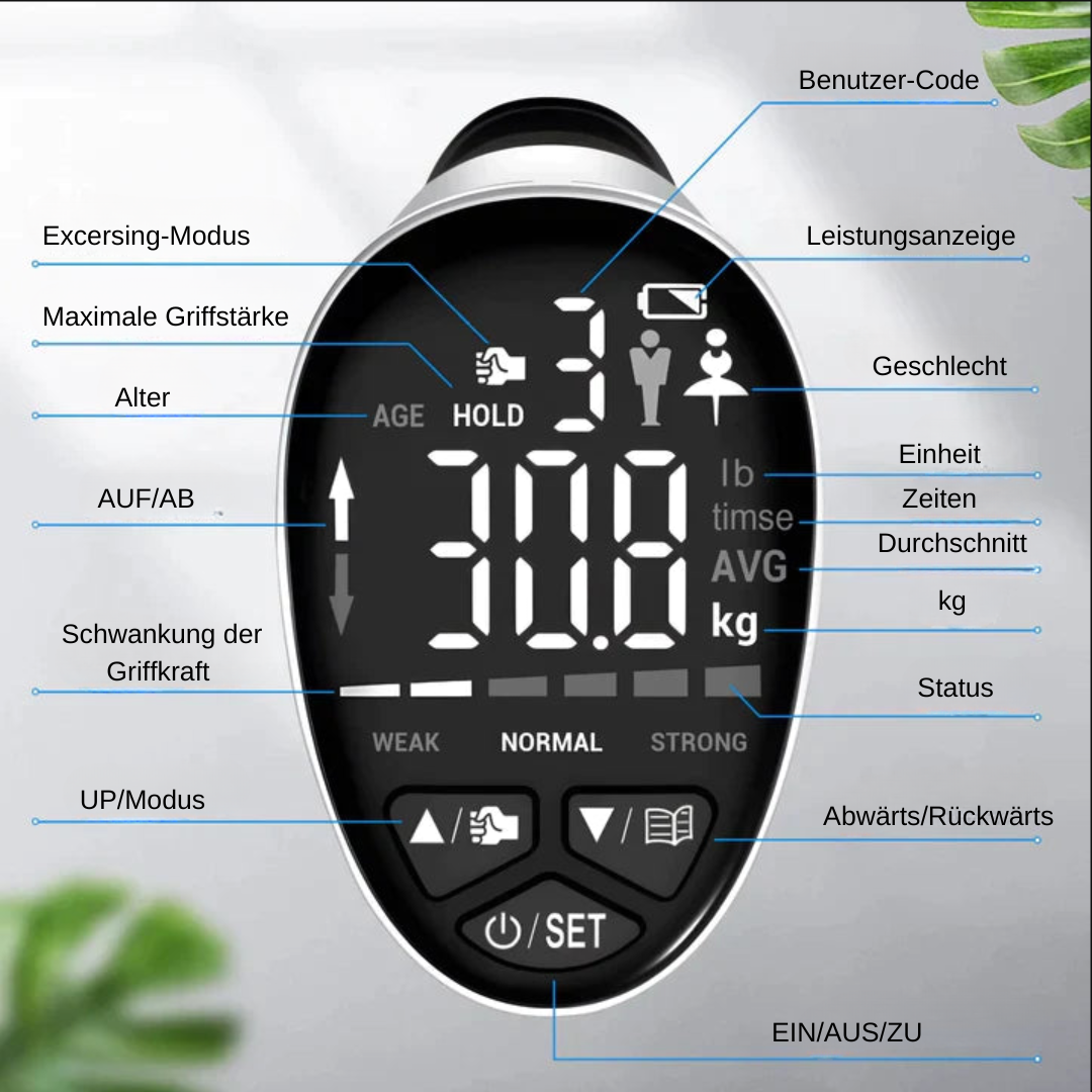 GripFlex | Grepptränare och mätinstrument