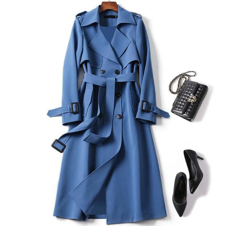 Kira | Lang elegant trenchcoat for kvinner