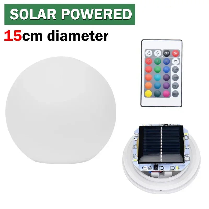 SolarGlobe | Soldriven, vattentät trädgårdsbelysning - globlampa 