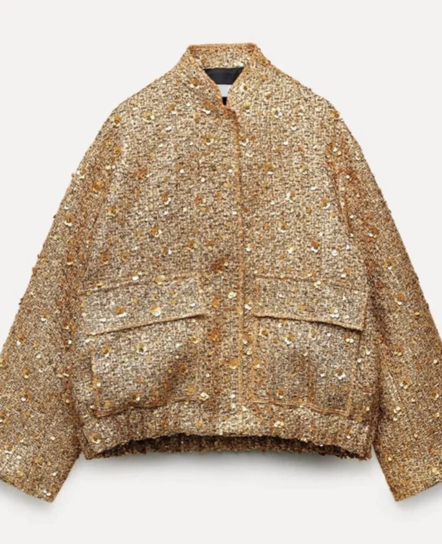 Linn | Blazer med glitter paljetter