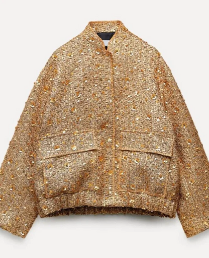 Linn | Glitter-paillet-blazer