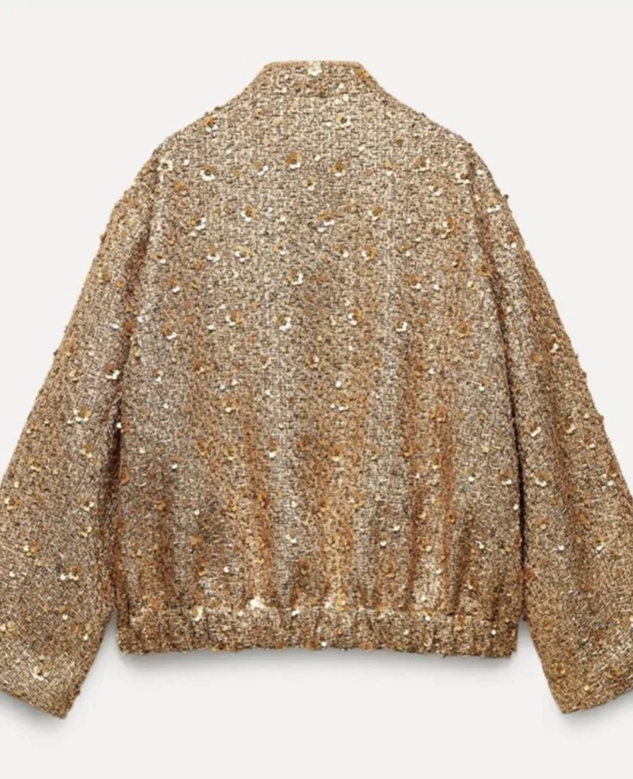 Linn | Blazer med glitter paljetter