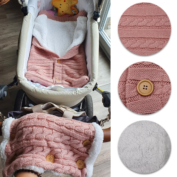 Greta | Baby-sovepose med fleece-pels