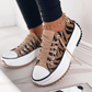 Olivia | Canvas Platform Traction Sneaker