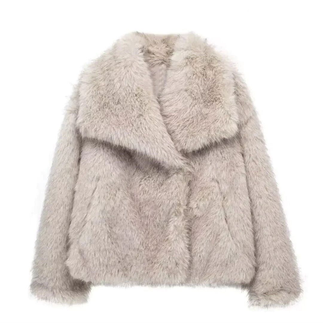 Gianna | Moderigtig faux fur-frakke