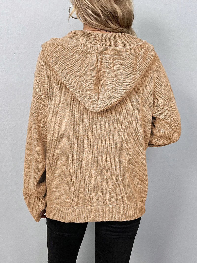 Agnes | Cardigan med hette 