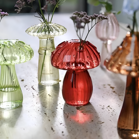 Soppvase | Fargerik soppvase i glass Home Decor