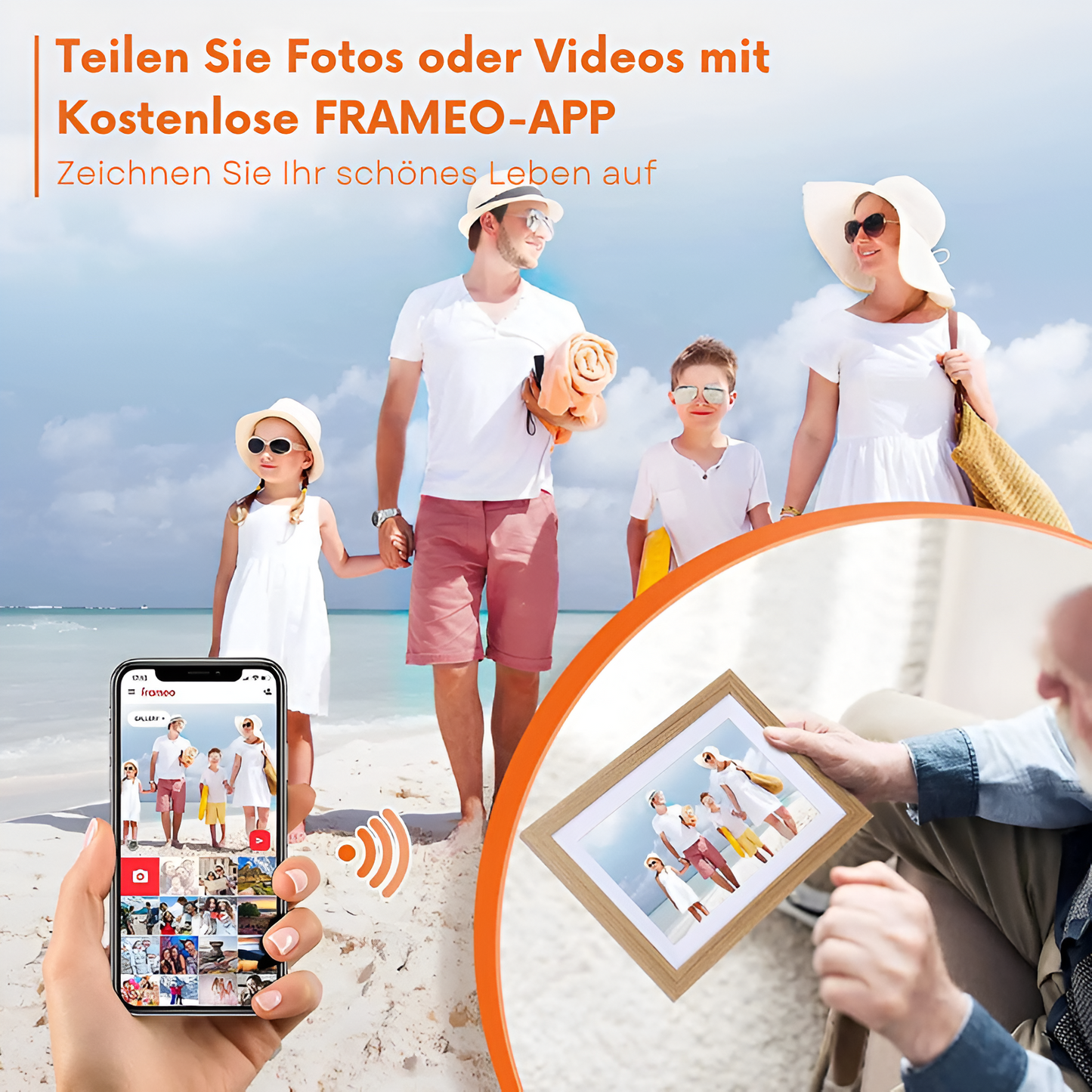 SnapFrame | Smart digitalt WiFi-rammeverk