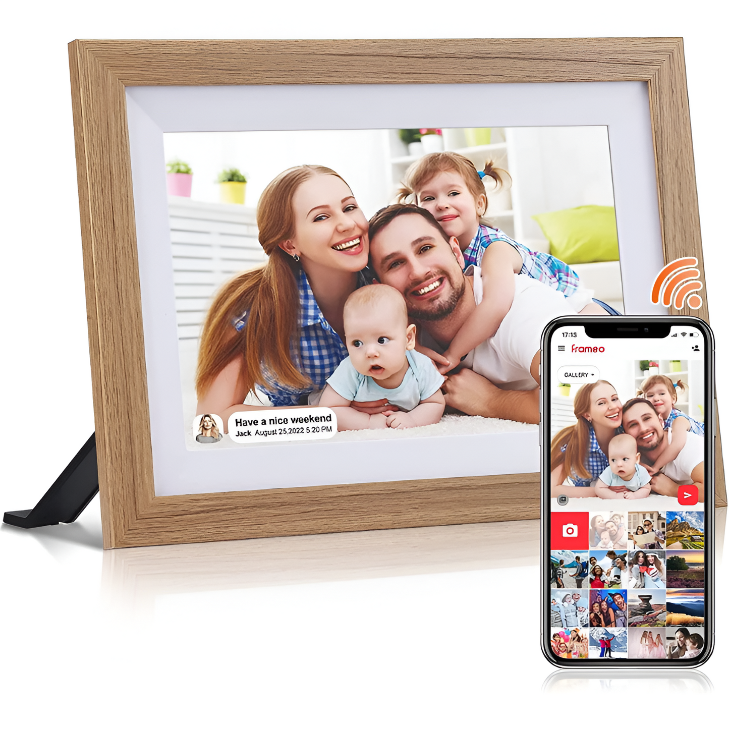 SnapFrame | Smart digitalt WiFi-rammeverk