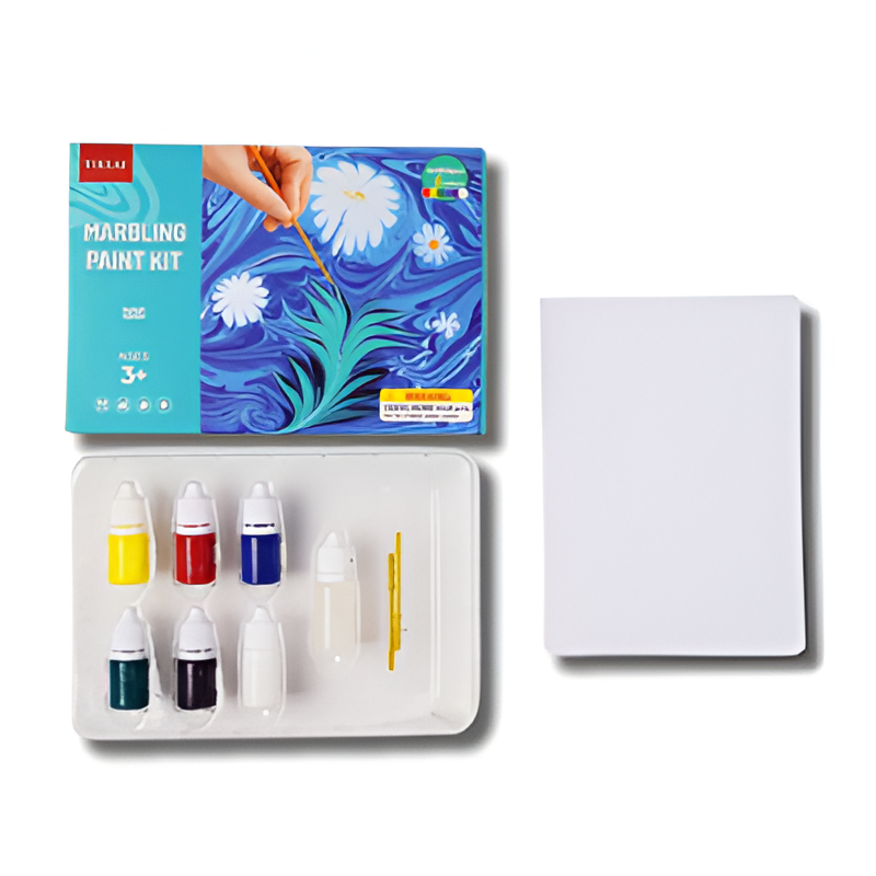 Marble Paint Set | Farvet vandbaseret kunst til børn